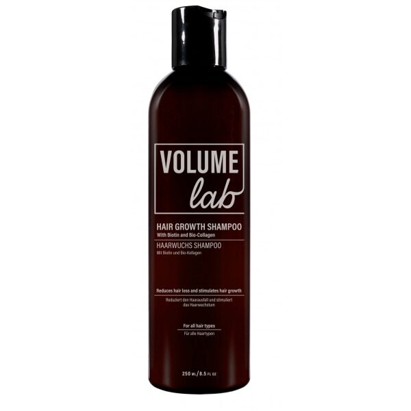 Volume Labin biotiinia, bio-kollageenia ja BaicapilTM:ää sisältävä shampoo